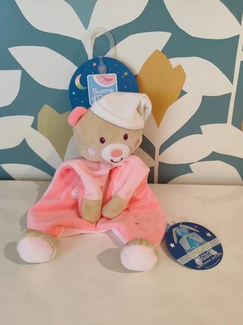 Doudou ourson ours nounours sucre d'orge