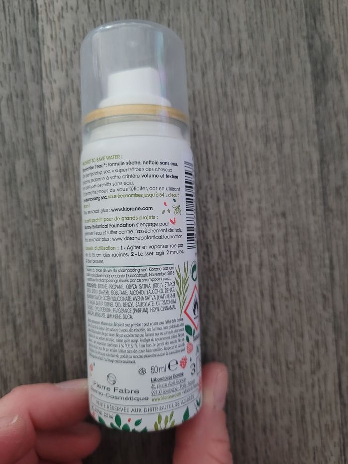Shampooing sec Klorane - photo numéro 2