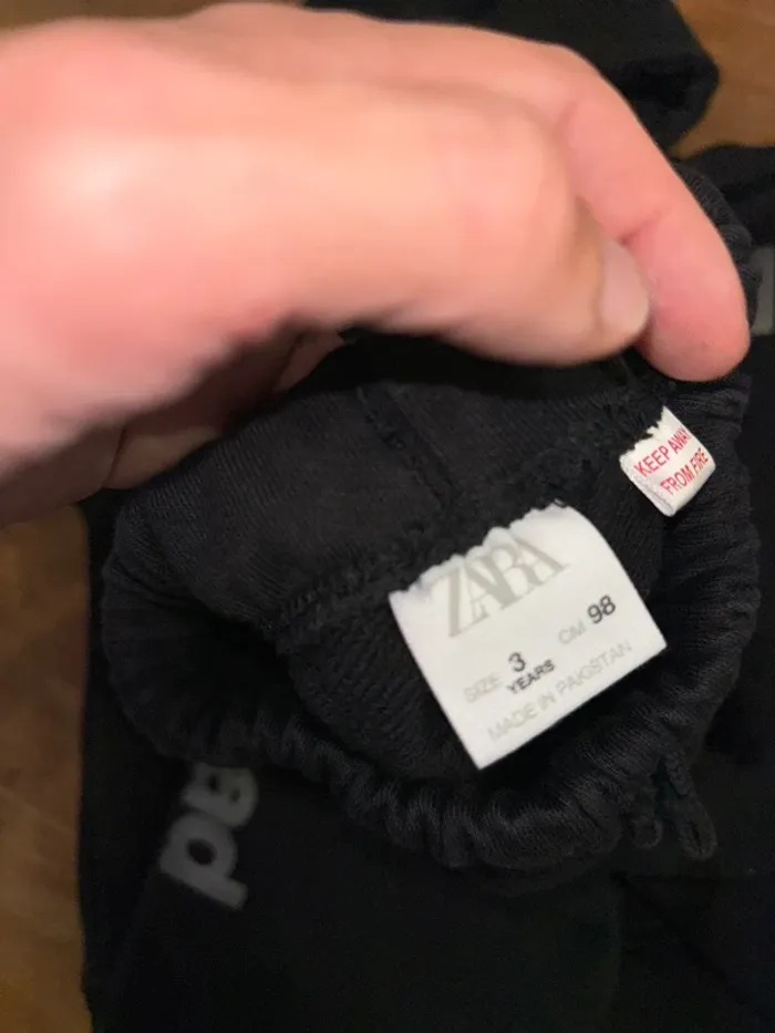 Ensemble jogging noir Zara 3 ans neuf - photo numéro 6
