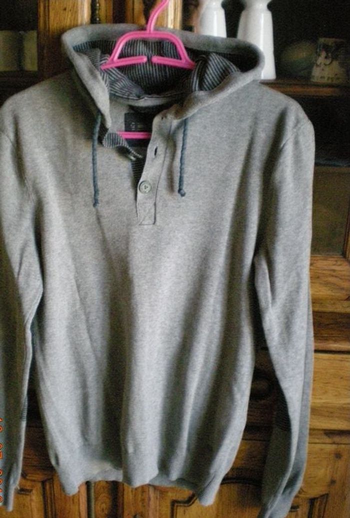 sweat capuche rayée Bonobo S