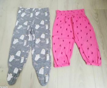 Deux pantalons 18 mois 
