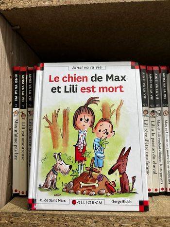Livre le chien de Max et Lily est mort
