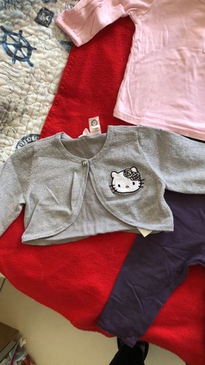 tee shirt hello kitty 6 m et bolero robe - photo numéro 2