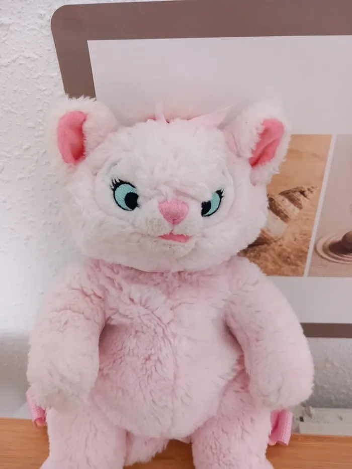 Peluche sac Marie les Aristochats Disney store 31cm - photo numéro 2