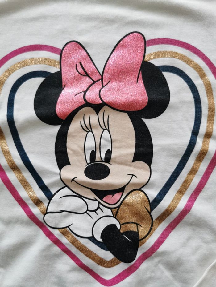 Tee-shirt manches longues Minnie T7 ans - photo numéro 2
