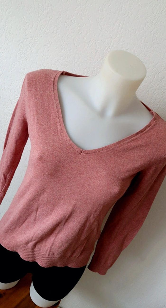🧡 Pulls rose pour femme taille S - photo numéro 3