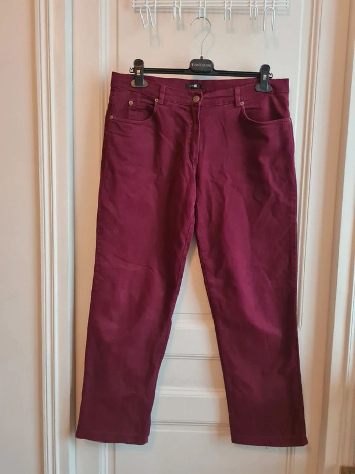 Pantalon bordeaux AutreTon taille 44