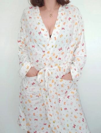 Robe de chambre peignoir coton Damart taille 36