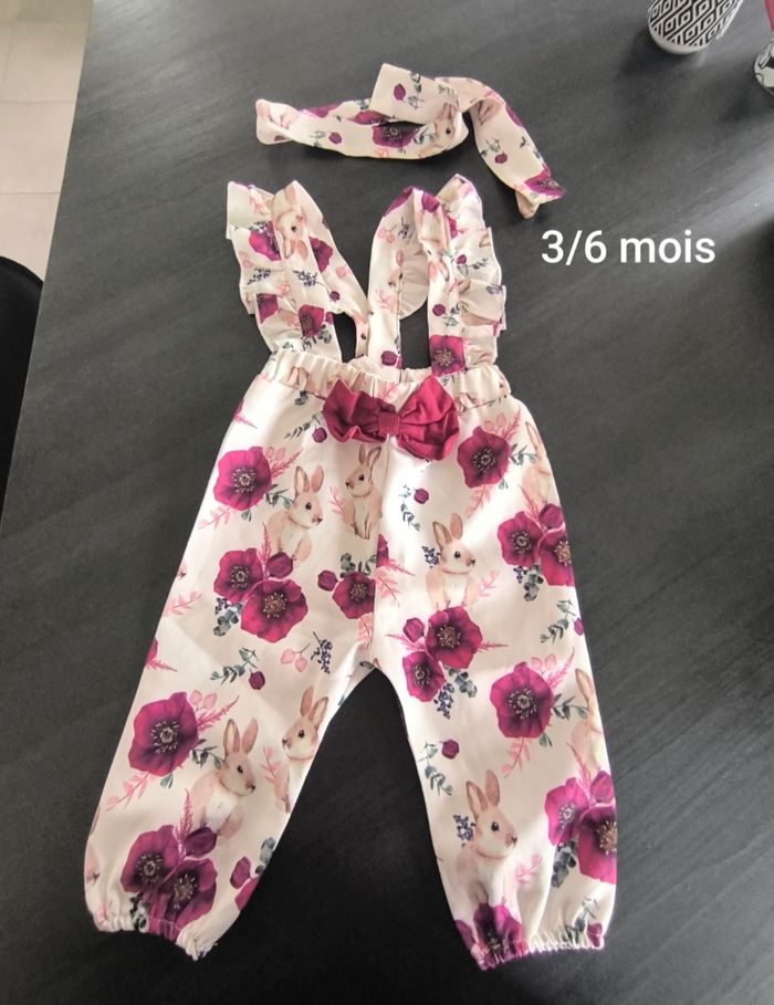 Joli salopette lapin