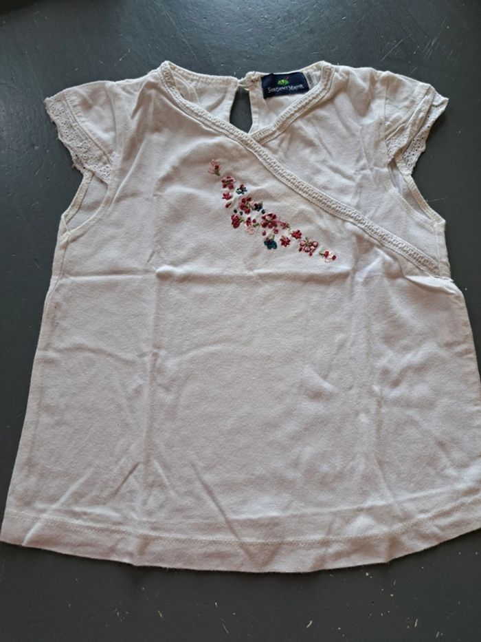 Lot de 3 tee-shirts manches courtes fille 5 ans - photo numéro 6