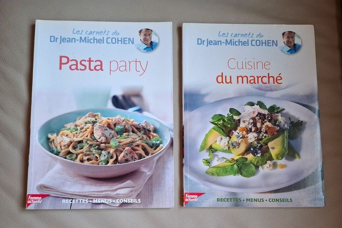 Lot de 2 livres les carnets du Dr. Jean-Michel Cohen