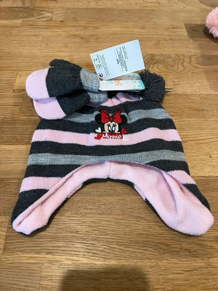 Bonnet + moufle minnie Disney