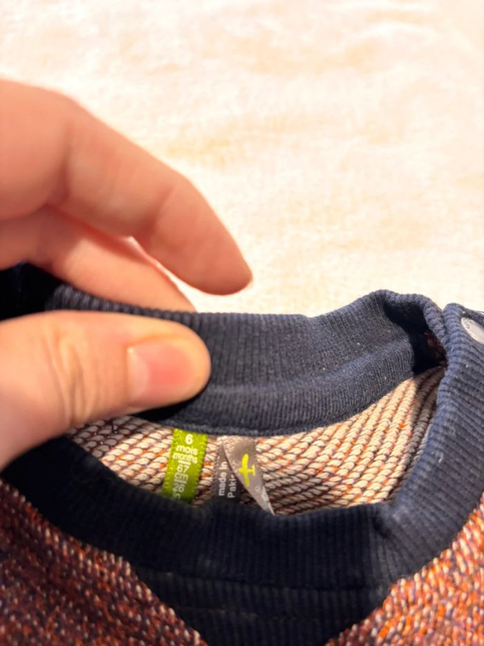 🌸lot pull et veste zipée 6 mois garçon🌸 - photo numéro 2