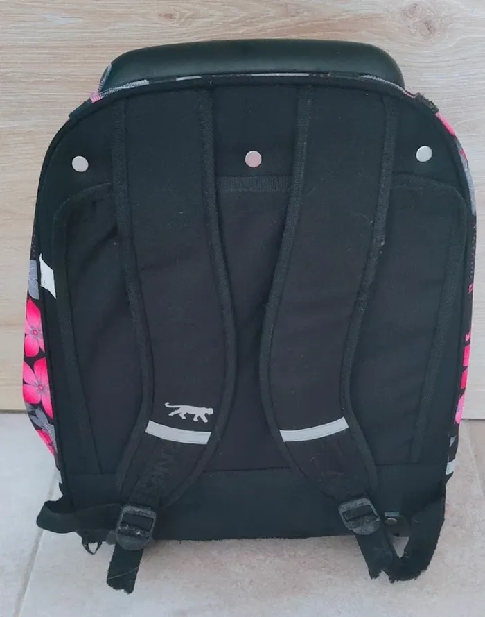 Sac cartable Airness motifs fleuris - photo numéro 2