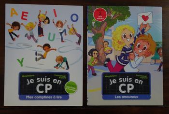 Lot de 2 livres d’apprentissage Je suis en CP