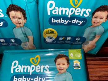 Trio-Pack De 102 Couches Pampers  Baby-Dry Neuf Dans L’emballage.