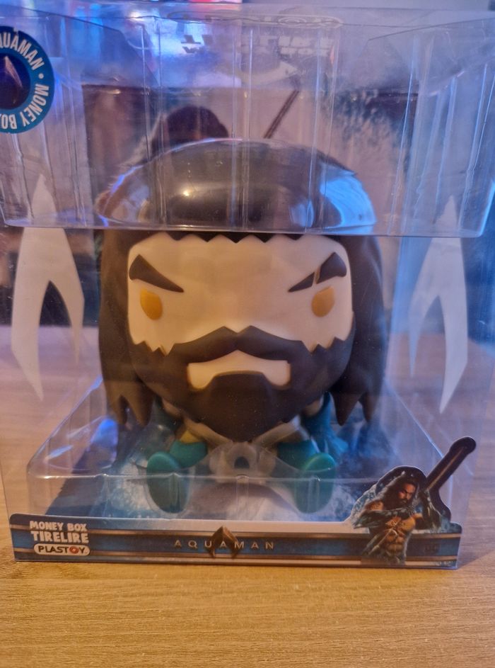 Figurine / tirelire , Aquaman , DC universe , Plastoy - photo numéro 2