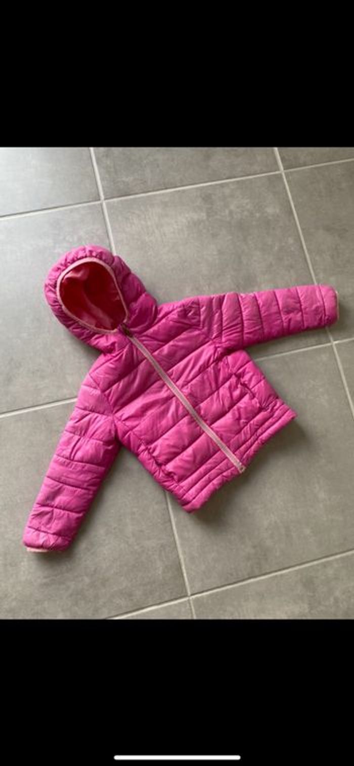 Doudoune à capuche rose 6 ans - photo numéro 1