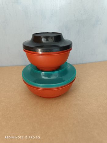 Bols vintage Tupperware ( 400 + 650 ml)