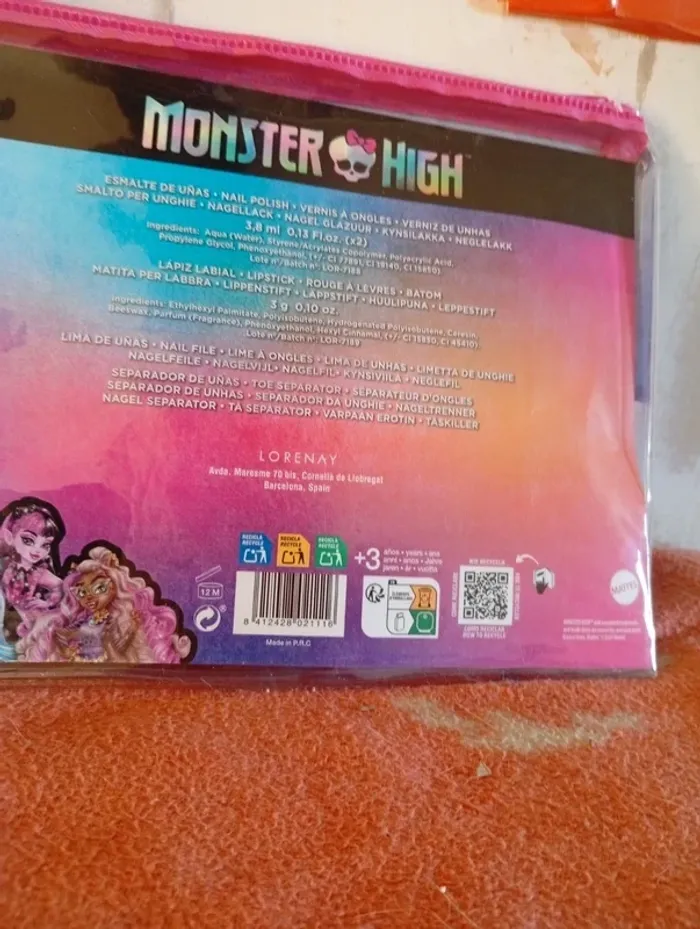 Trousse maquillage Monster High garnie neuf dès 3 ans - photo numéro 2