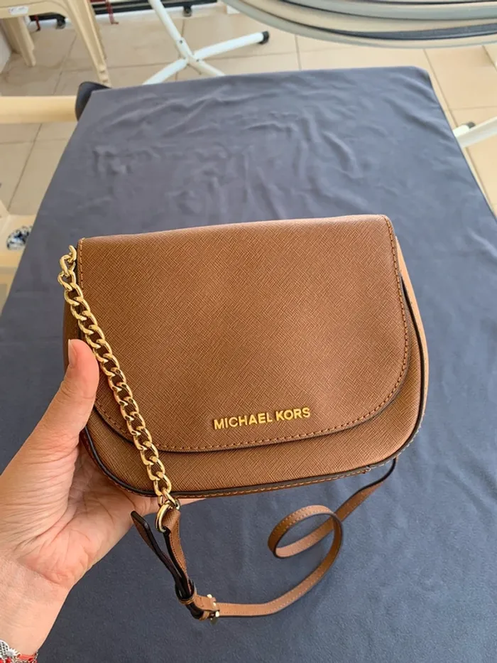 Sac en bandoulière Michael Kors marron - photo numéro 10