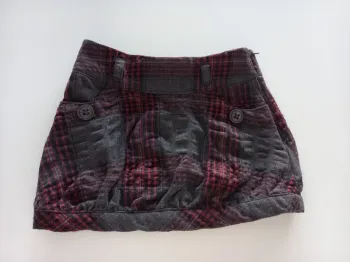 Jolie jupe à carreaux hiver JBC