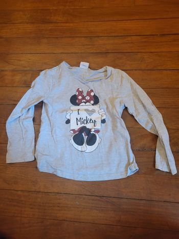 Tee-shirt manches longues 3ans minnie 
