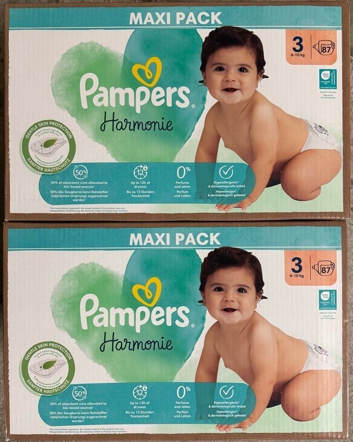 Pampers Harmonie taille 3 Maxi Pack 87