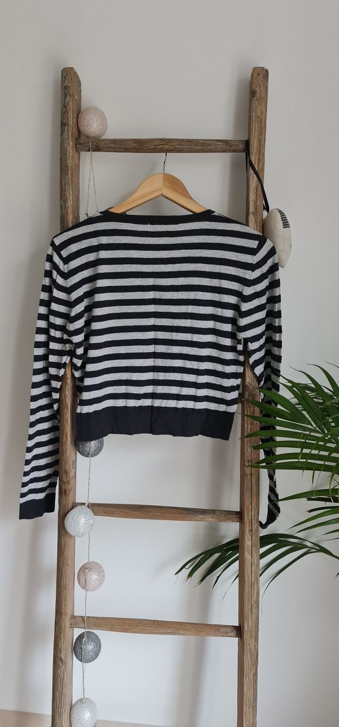 Boléro taille 42 XL rayé - photo numéro 3