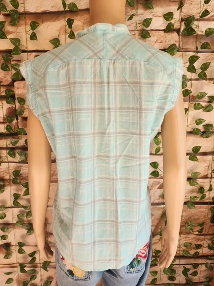 🌸Blouse/Chemisette a carreaux Decathlon Taille 42🌸 - photo numéro 4