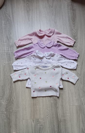 Lot de 4 pull 3 mois