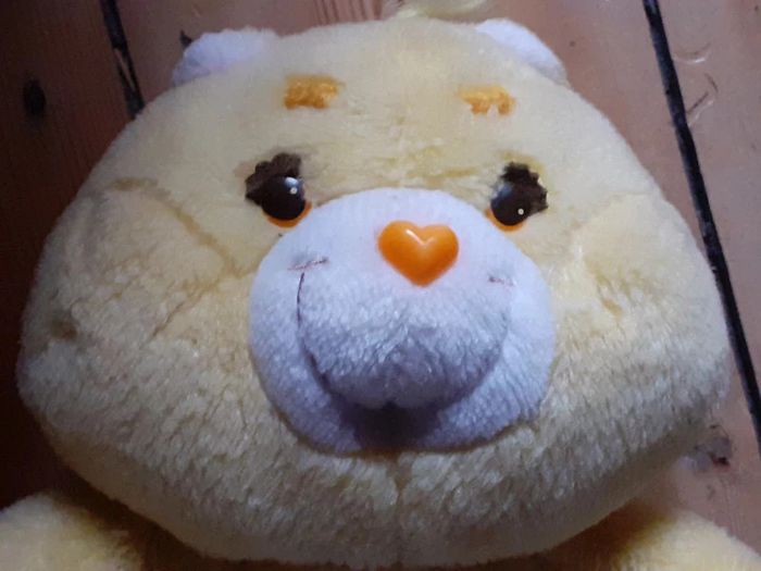 🧸 Peluche bisounours soleil Gros jojo vintage - photo numéro 2