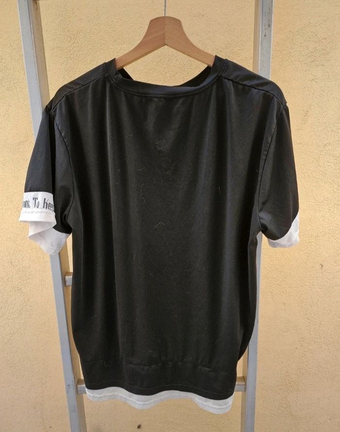 T-shirt noir et blanc  Shein - photo numéro 4