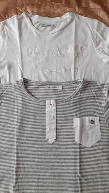 Lot de 2 t-shirt manches longues à teddy smith