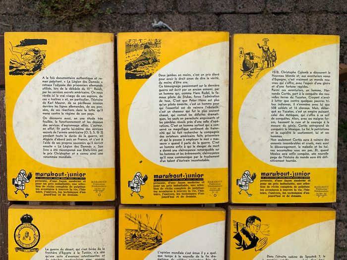 Lot 9 livres de la collection Marabout Junior - Vintage - photo numéro 8
