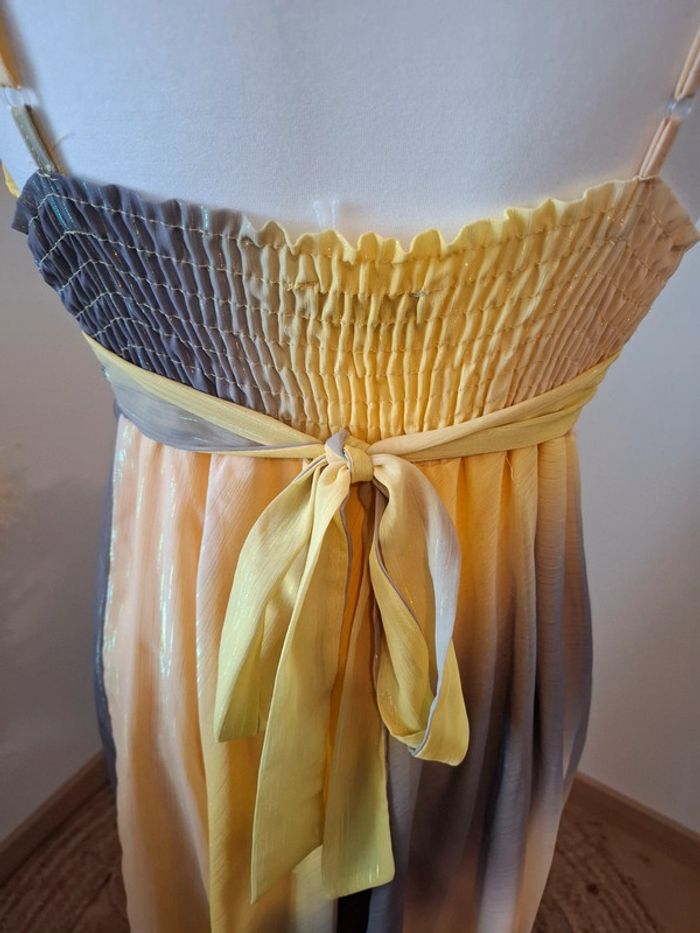 Robe colorée pailletée asymétrique Fashion Express taille XS/S 34/36 - photo numéro 10