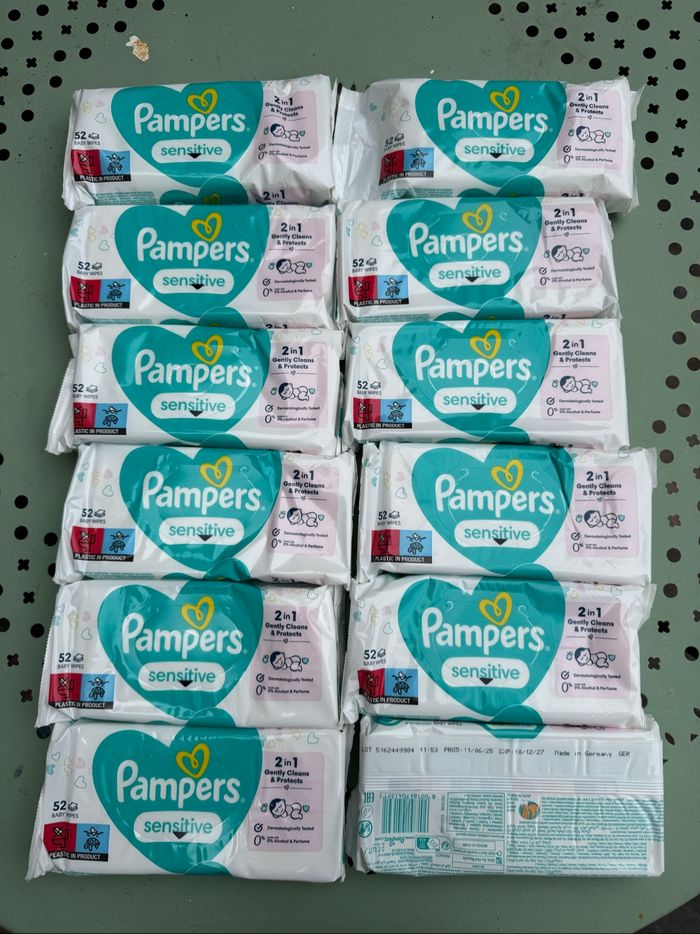 Lingettes Pampers Sensitive