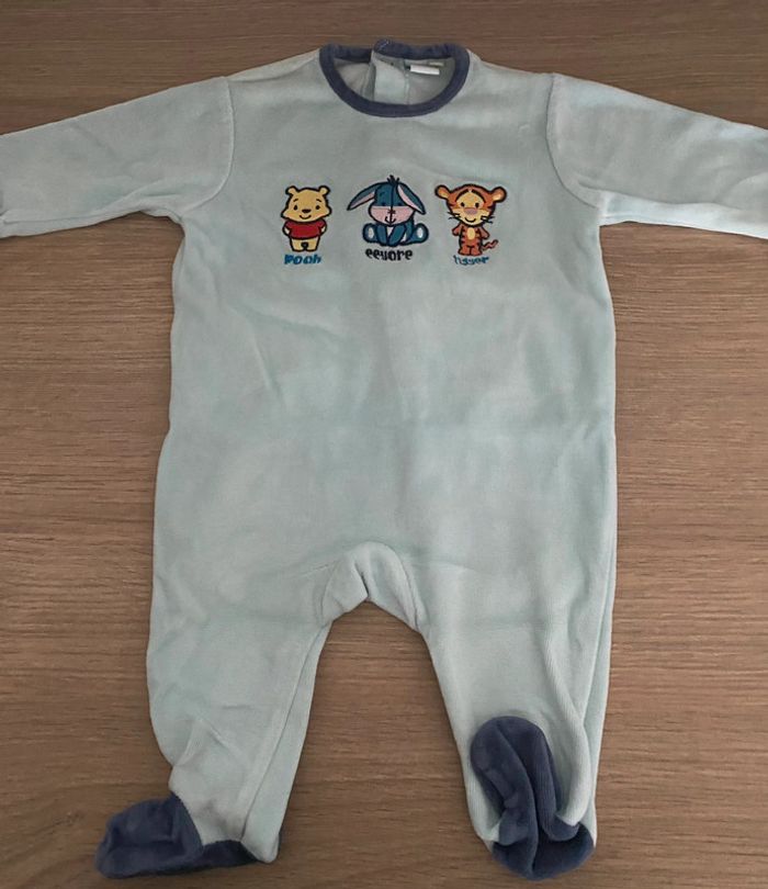 Lot 4 pyjamas 1 pièces 6 mois - photo numéro 2