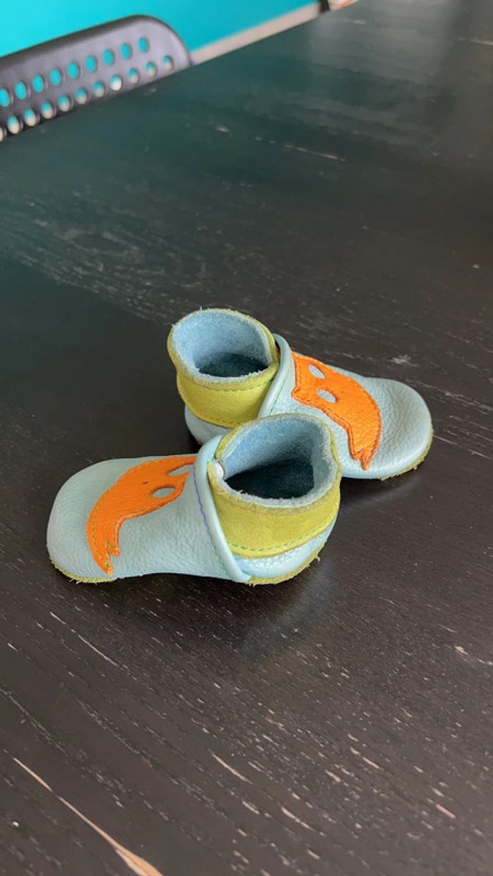 Chaussons cuir taille 17/18 - photo numéro 4