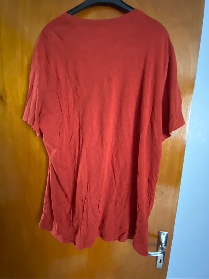 Tee shirt Bordeaux rouille - photo numéro 3