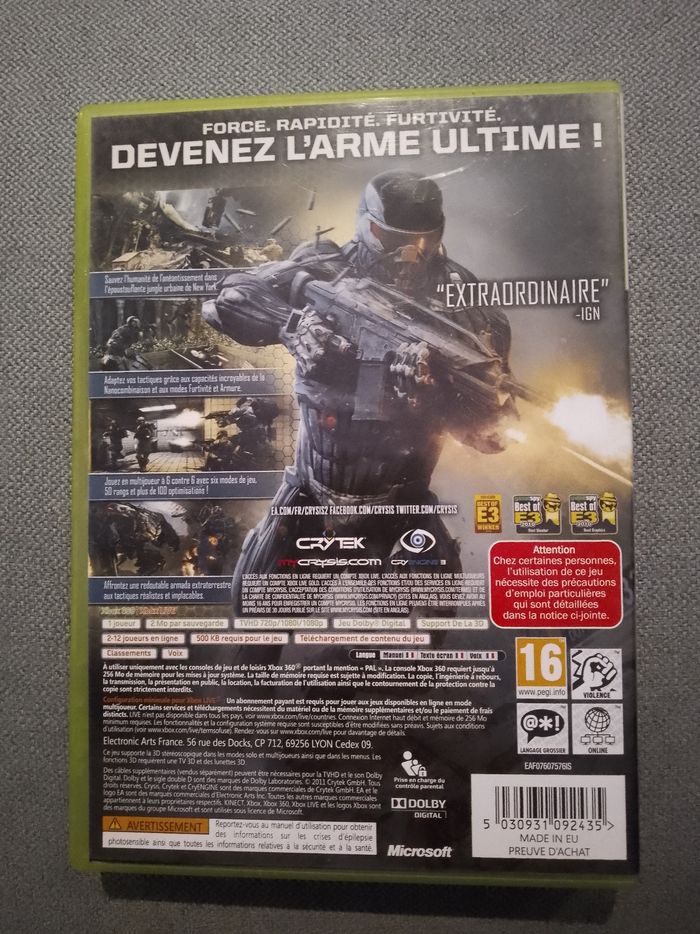 Jeu XBOX 360 - photo numéro 2