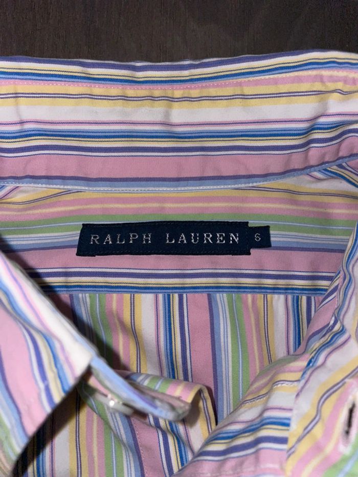 Chemise Ralph Lauren à rayures 🌈 - photo numéro 4