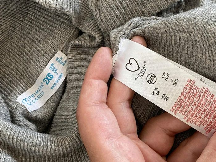Pull ras du cou manches longues XS 34 Primark - photo numéro 8