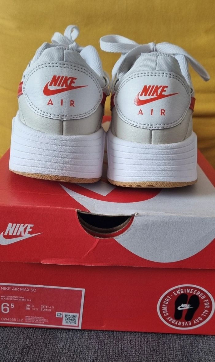 Nike air max sc " White picante red" - photo numéro 5