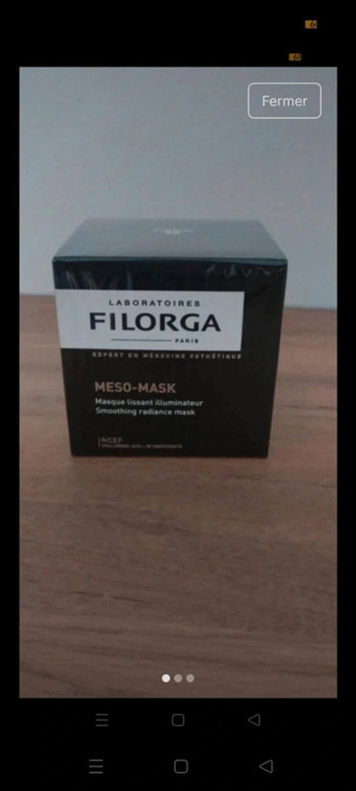 Filorga méso mask