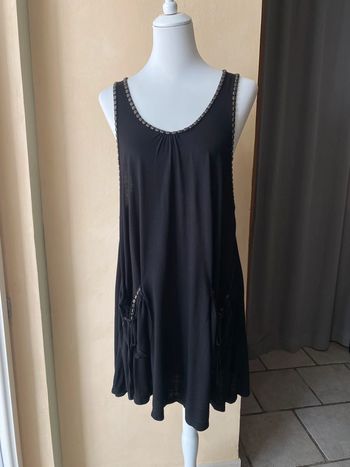 Robe noire fluide L