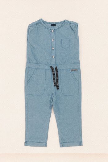 💚Combinaison bleu jean fille – légère et confortable – taille 18 mois