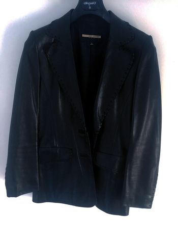 Veste femme en cuir d'agneau taille 2 (38/40)