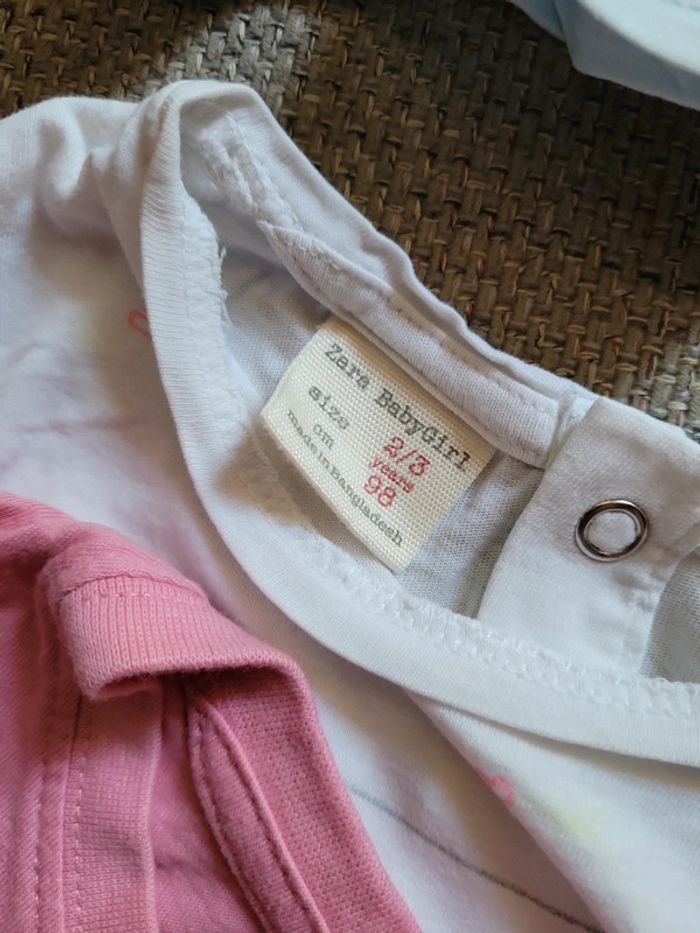 Lot 4 Tee-shirt bébé Zara - photo numéro 6