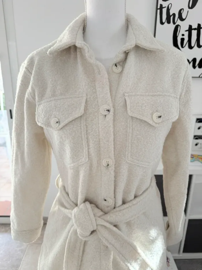 NafNaf - Veste Saharienne Beige Taille 36/S - photo numéro 2